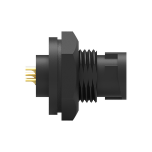 Connecteur industriel étanche IP67 de type soudure avec logement en nylon et contact en laiton 5 broches - Product Image 6