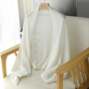Nuevo Pañuelo Acrílico Transpirable con Bloques de Color, Plisado y Suave para Primavera/Verano, con Logotipo Personalizado y Marca Privada - Product Image 3