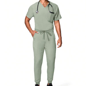 Tenues d'infirmiers pour hommes, couleur personnalisée, uniforme professionnel du personnel médical, vente en gros - Product Image 1