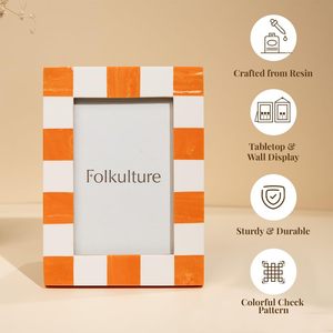 Picture <b>Frame</b> | Stylish Marble Resin Unique Photo <b>Frame</b> | Modern <b>Wall</b> Decor - Aesthetic Birthday - Product Image 4