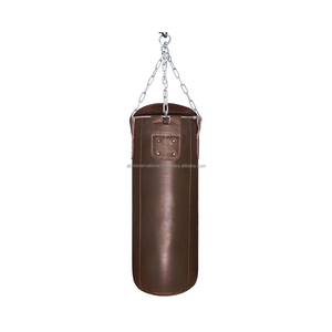 Sacs de frappe de boxe en cuir véritable de haute qualité, fabriqués sur mesure, sacs de boxe d'entraînement Fairtex, vente en gros d'usine, sacs de kickboxing - Product Image 4
