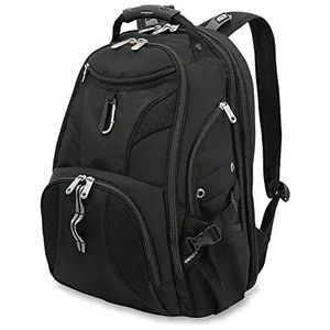Black Executive Laptop Backpack Water Resistant TSA Friendly Travel Rucksack - Product Image 1