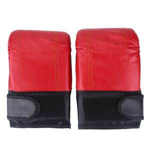 Gants de MMA en cuir de haute qualité avec sangle de poignet réglable et fermeture auto-agrippante pour l'entraînement au kick-boxing et aux cibles murales pour enfants - Product Image 1