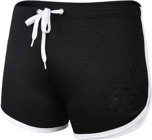 Shorts ajustés personnalisés pour hommes en toile, taille mi-haute, pour musculation, entraînement, gym, course à pied, levage de poids - Séchage rapide, respirant, écologique - Product Image 2