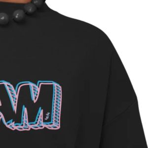 Jack and Jill Women Dream Graphic Sweatshirt Black Crewneck Long Sleeve Soft Fleece Casual Pullover for Family Events Meetings - Product Image 3