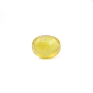 7.35 Carat Oval Cut Yellow Sapphire Loose Gemstone for Fine Jewelry - Product Image 2