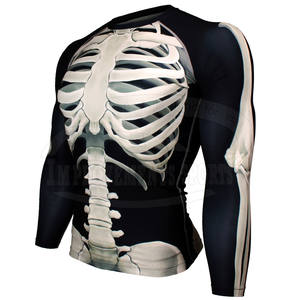 Venta al por mayor Ropa de entrenamiento Sublimación Camisas de compresión Manga larga Sublimación Camisas de compresión - Product Image 3