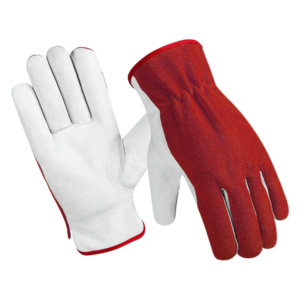 Best Performance Buffalo Grain & Split Latex Anti-static Flexible Safety <b>Gloves</b> Elastic Cuff for Driving Household Gardening - Product Image 2