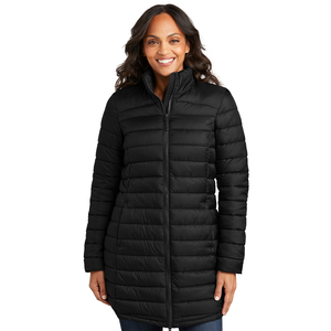 Customized Luxury <b>Women's</b> Puffer Jacket Long <b>Waterproof</b> Down Outdoor <b>Padded</b> Clothing Winter Fashion Puffer <b>Coat</b> for Ladies - Product Image 3