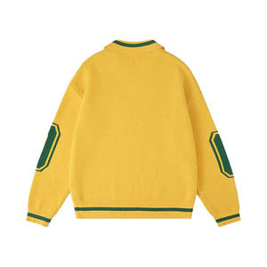 Pull respirant à manches longues en tricot graphique, confortable pour l'automne, en tissu respirant pour le quotidien - Product Image 2