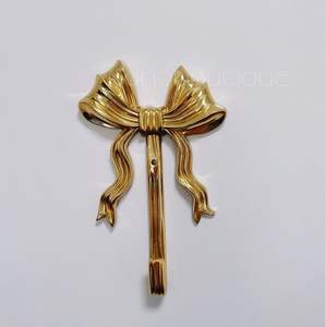 Porte-manteau mural décoratif en laiton motif fleur et feuille - Support doré pour serviettes ou clés, idéal pour entrée ou salle de bain - Product Image 2