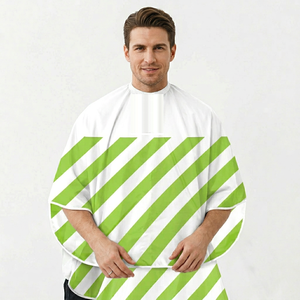 Capas de Barbería Elegantes para Salones, Impermeables, con Diseño de Cuello Ajustable, Cómodas para los Clientes Durante los Cortes de Cabello, Capas Profesionales para Barbería - Product Image 1