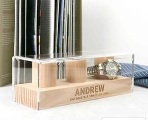 AC de gama alta personalizado de calidad superior para plataforma de exhibición de reloj de madera independiente clásico fácil montaje - Product Image 5