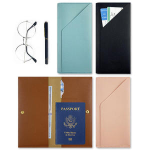 Hot-Sale Fashion Passport <b>Holder</b> PU Leather Passport Cover for Card <b>Documents</b> <b>Travel</b> Wallet Simple <b>Travel</b> Passport Case Bag - Product Image 4