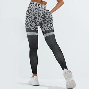 Leggings Deportivos Personalizados para Mujer, Sin Costuras, de Poliamida, Hasta el Tobillo, de Cintura Alta, Efecto Levanta Glúteos, para Yoga - Product Image 2