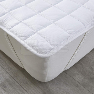 Luxury Knitted 4 Corner Elastic Mattress Protector Deep Corner Straps Moisture Resistant Eco-Friendly Breathable Machine - Product Image 6