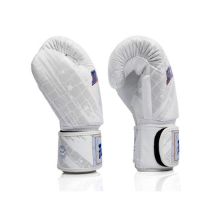 Gants de boxe Fairtex Beast White : Équipement de sparring en cuir de qualité supérieure pour une protection maximale, un soutien des poignets et des performances d'élite - Product Image 3