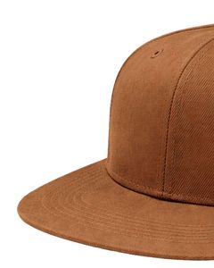 Customized Chocolate Brown <b>Flat</b> Brim Snapback <b>Cap</b> For Men Women Adjustable Cotton Baseball Hat Casual Streetwear Premium Quality - Product Image 3