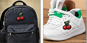 100 Parches Termoadhesivos Mini Bordados de Cereza, 10 Colores, 10 Unidades de Cada Color – Lindos Apliques DIY de Frutas para Ropa, Camisetas, Vestidos - Product Image 5