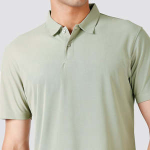 Smooth Surface Sublimation Men Polyester Polo <b>T</b> <b>Shirt</b> Interlock Knit Blank <b>Collar</b> <b>Shirt</b> For Brand Startups - Product Image 1