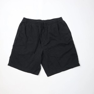 Streetwear Men Faded Blank Above Knee Shorts <b>Black</b> Cotton Soft Made Acid Wash Effect Drawstring Waist Sports Style Professional - Product Image 1