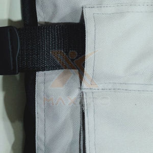 Chaqueta Bomber para Hombre de SELF INDUSTRIES, Estilo Urbano, Multibolsillos, Reflectante, Alta Visibilidad, Resistente al Viento, de Lona, con Logotipo Frontal - Product Image 5