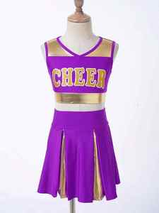 Robes fantaisie imprimées en polyester de haute qualité pour femmes adultes, écologiques, respirantes, grandes tailles, style cheerleading - Product Image 4