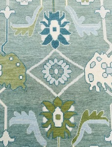 Decorative Persian <b>Wool</b> Hand Knotted 3D Abstract Eco Friendly PET Friendly Area Rug Washable Soft Floor Mat Fringe for Living - Product Image 6