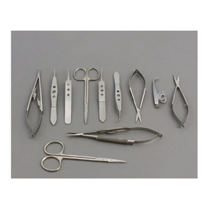 Kit chirurgical de broderie Madriq 11 pièces pour micro-chirurgie oculaire, modèle MI-SIS-00015, avec pinces et ciseaux réutilisables, manuel, Classe II CE - Product Image 6