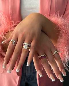 Bagues de fiançailles solitaires en or massif 14K 18K avec diamant de laboratoire IGI 5 carats taille coussin texturé, bande de 3,5 mm, fabrication pour anniversaire - Product Image 6