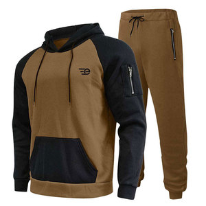 Conjunto Deportivo Informal de Invierno para Hombre, con Capucha, 100% Algodón, Transpirable, Ecológico, de Secado Rápido, Diseño Premium - Product Image 1