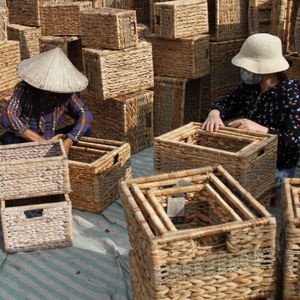 HIGH QUALITY 2026 Water Hyacinth <b>Basket</b> Tray for Storage and <b>Display</b> Eco Clean Material Safe Use Long Lasting - Product Image 5