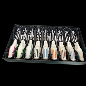 Elevador dental luxador manual, instrumento quirúrgico con mango de acero, elevador tipo martillo para cirugía oral - Product Image 1