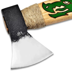 Burraq 16" Custom Handmade Carbon Steel Rosewood Handle DIY Industrial Splitting Tomahawk <b>Axe</b> Hunting <b>Camping</b> Outdoor Father's - Product Image 5