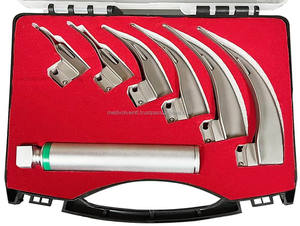 ชุดเครื่องมือส่องกล่องเสียงไฟเบอร์ออปติกแบบโค้ง 6 ใบมีด สำหรับสัตวแพทย์ หู คอ จมูก CE OEM ODM ขายส่ง สแตนเลสสตีล Medivolve MI-600135 - Product Image 2