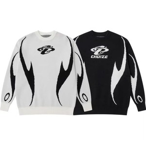 เสื้อสเวตเตอร์ถักคอวีผ้าฝ้ายสำหรับผู้ชาย ลายแจ็คการ์ด ระบายอากาศได้ดี ไม่ยับ ไม่หด ตกแต่งด้วยงานปัก เหมาะสำหรับทุกฤดู - Product Image 5