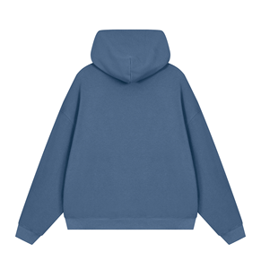 เสื้อฮู้ดดี้ทรงบ็อกซี่ผ้าวาฟเฟิลพรีเมียมแบบสั่งทำพิเศษสำหรับผู้ชายและผู้หญิง ผู้ผลิตเสื้อผ้าแบบ OEM ODM - Product Image 4