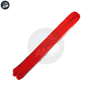 Cinturones de BJJ de algodón con logotipo personalizado al por mayor, equipo de artes marciales de alta calidad para la venta. - Product Image 3