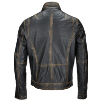 Blouson Moto Homme Personnalisable en PU, Capuche Amovible, Fermeture Éclair, Coupe Droite, Couleur Unie, Grandes Tailles, Chaud Automne-Hiver
