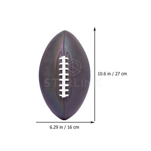 Service OEM, logo personnalisé, ballon de rugby, cuir PU de haute qualité, fournisseurs d'équipements sportifs, ballon de rugby - Product Image 4