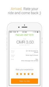 Aplicación Móvil para Reserva de Taxis en Omán: Viajes Rápidos, Reserva Fácil, Pagos Seguros, Rastreo del Conductor en Vivo, Gestión de Viajes - Product Image 2