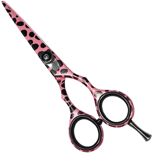 Lot de 5 ciseaux de coiffure professionnels de 5,5 pouces à faible MOQ, personnalisables avec logo, réutilisables, en acier inoxydable, outils de barbier avec étui de voyage, OEM - Product Image 2