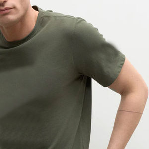 เสื้อยืดแฟชั่นสตรีทแวร์ทรงโอเวอร์ไซส์สำหรับผู้ชายใส่หน้าร้อน/เสื้อยืดเปล่าดีไซน์ล่าสุดสำหรับผู้ชายพิมพ์โลโก้ตามสั่ง เสื้อยืดผู้ชาย - Product Image 5