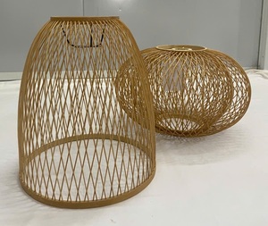 <b>Fish</b>-<b>trap</b> shaped bamboo woven lampshade perfect for homes offices restaurants hotels and resorts . - Product Image 4