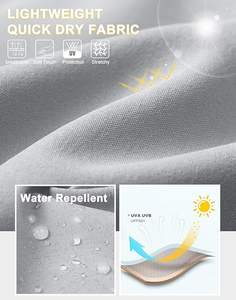 Pantalones Cortos Cargo para Hombre, Ligeros, para Senderismo, Viajes, Golf, Camping, Casuales, con 5 Bolsillos con Cremallera, 9"/7"/11" - Product Image 5