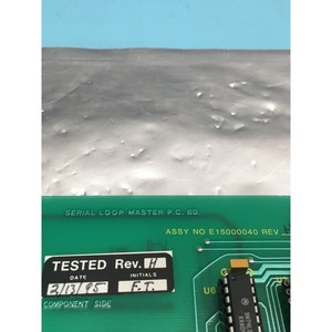 Carte mère Varian E15000040 Serial Loop Master Board - Équipements et pièces semi-conductrices d'occasion de qualité supérieure à l'échelle mondiale - Product Image 5