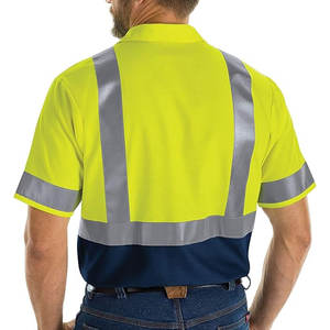 Camisetas de seguridad de alta visibilidad, camisetas de manga larga reflectantes para construcción, ropa de trabajo de alta visibilidad para hombres, ropa de trabajo. - Product Image 5