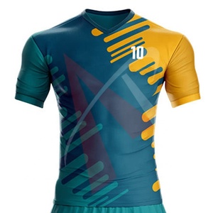 Uniforme de fútbol americano multicolor personalizado de buena calidad, conjuntos de traje de entrenamiento de competición para niños, transpirable, alta calidad, bajo - Product Image 5