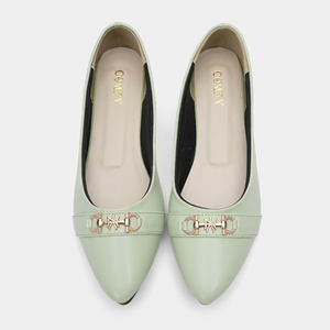 Women’s Elegant Pointed <b>Toe</b> High Flat Pumps – Comfortable Office & Party Wear Shoes - Product Image 1