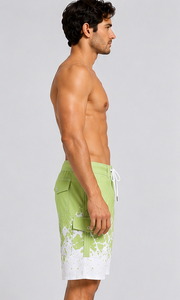Custom Logo <b>Mens</b> Board Shorts Wholesale Quick Dry Swim <b>Trunks</b> Beach Shorts Surfing Wear Polyester Drawstring Pocket Lightweight - Product Image 6